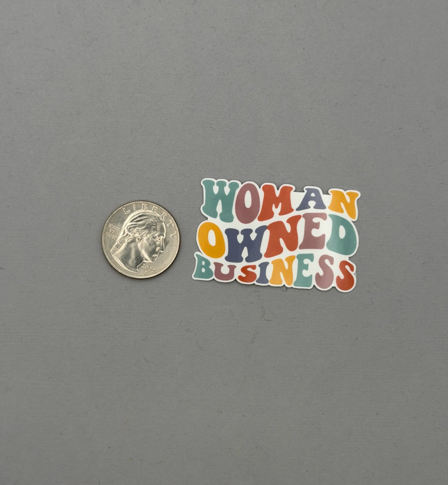 Woman Owned Business Sticker or Magnet