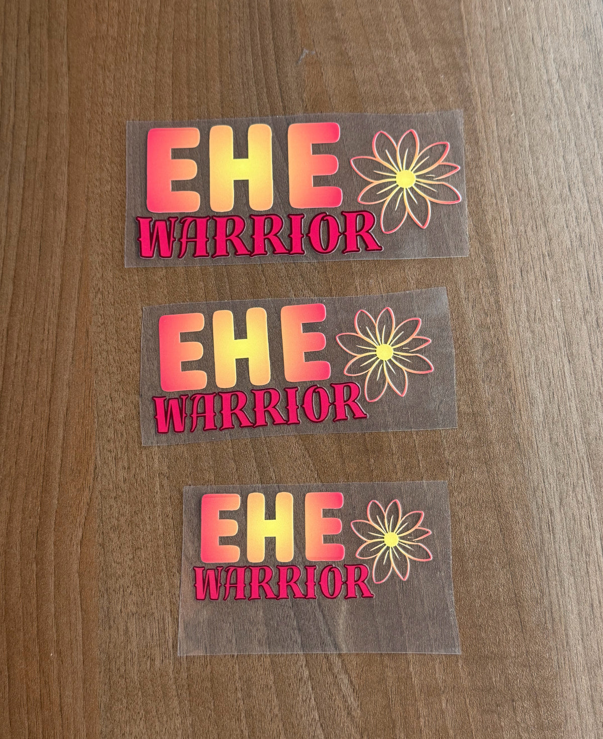 EHE Warrior Flower Car Decal | Epithelioid Hemangioendothelioma