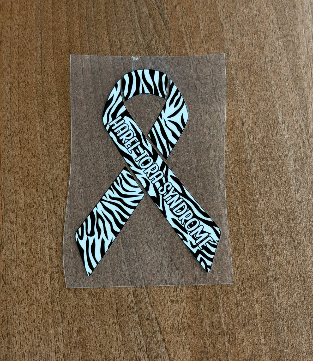 Harel‑Tora Awareness Ribbon Car Decal