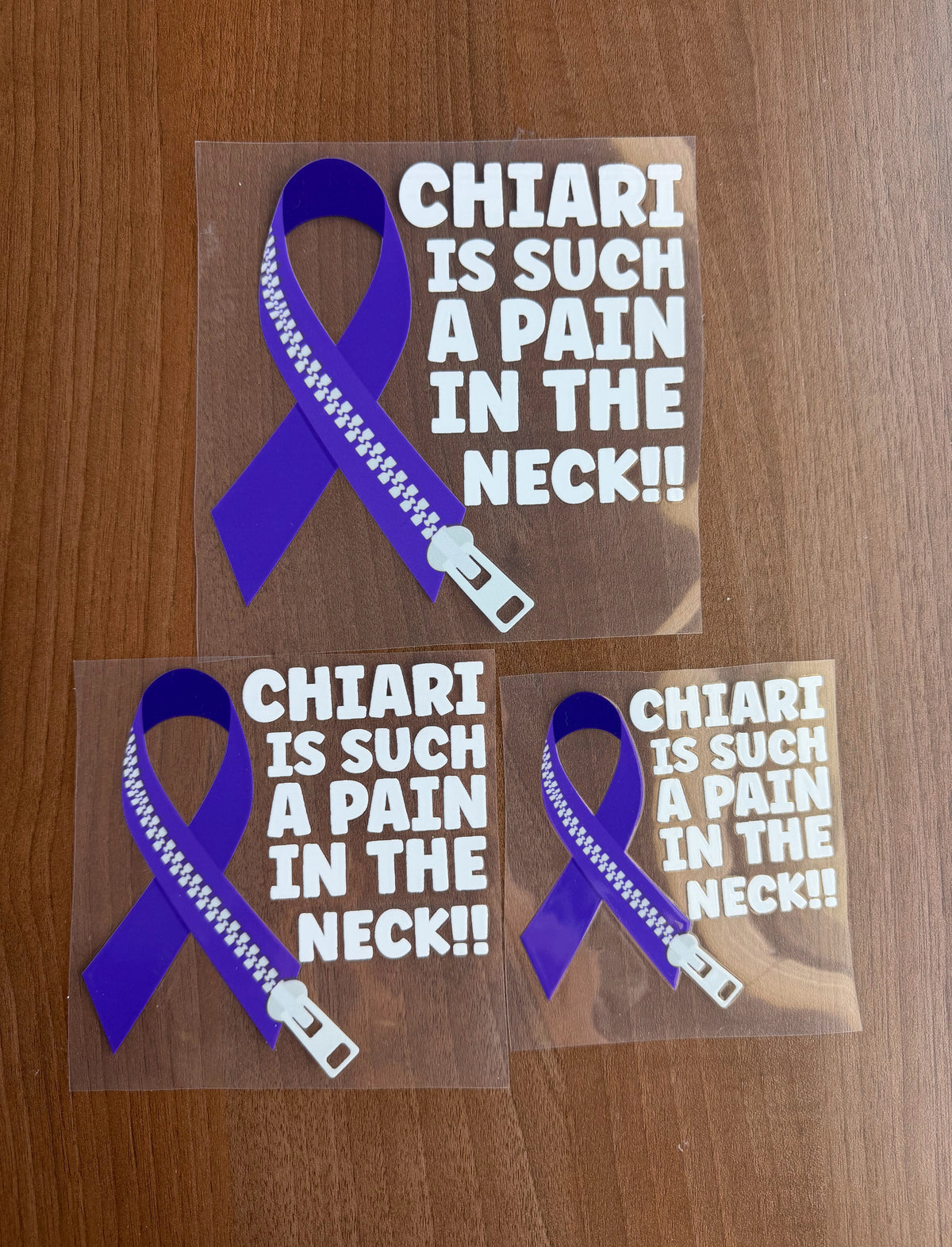 Chiari Malformation Awareness Car Decal