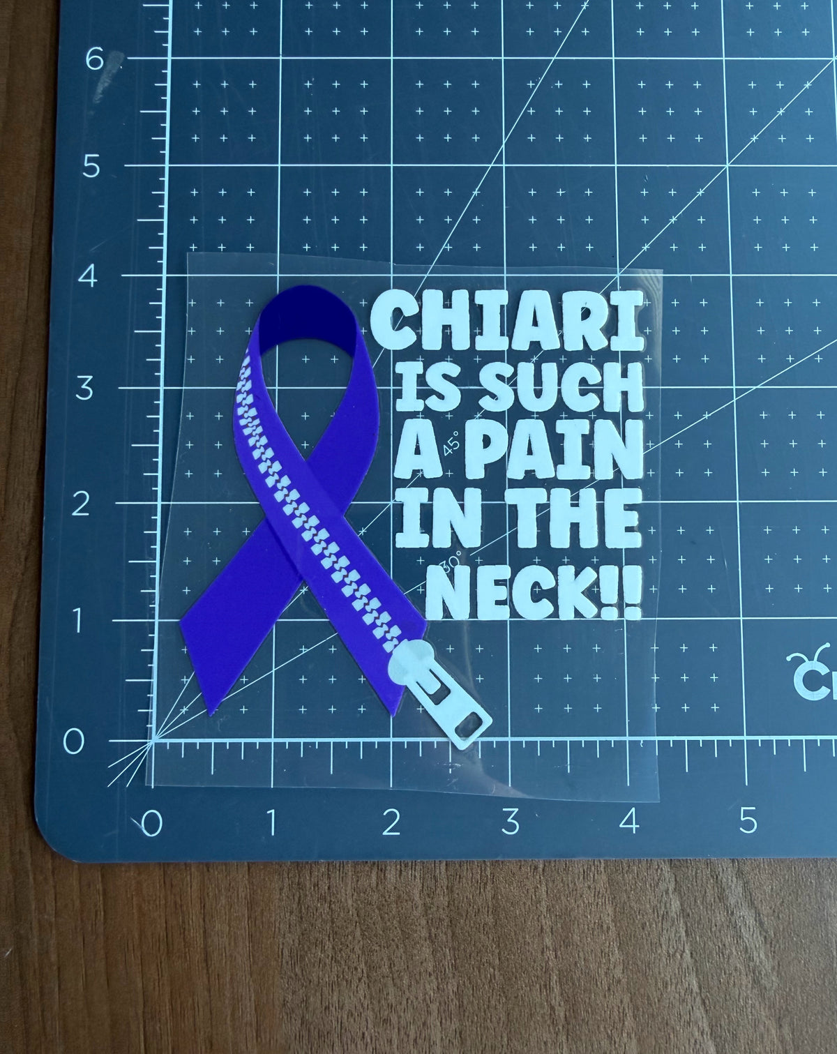 Chiari Malformation Awareness Car Decal