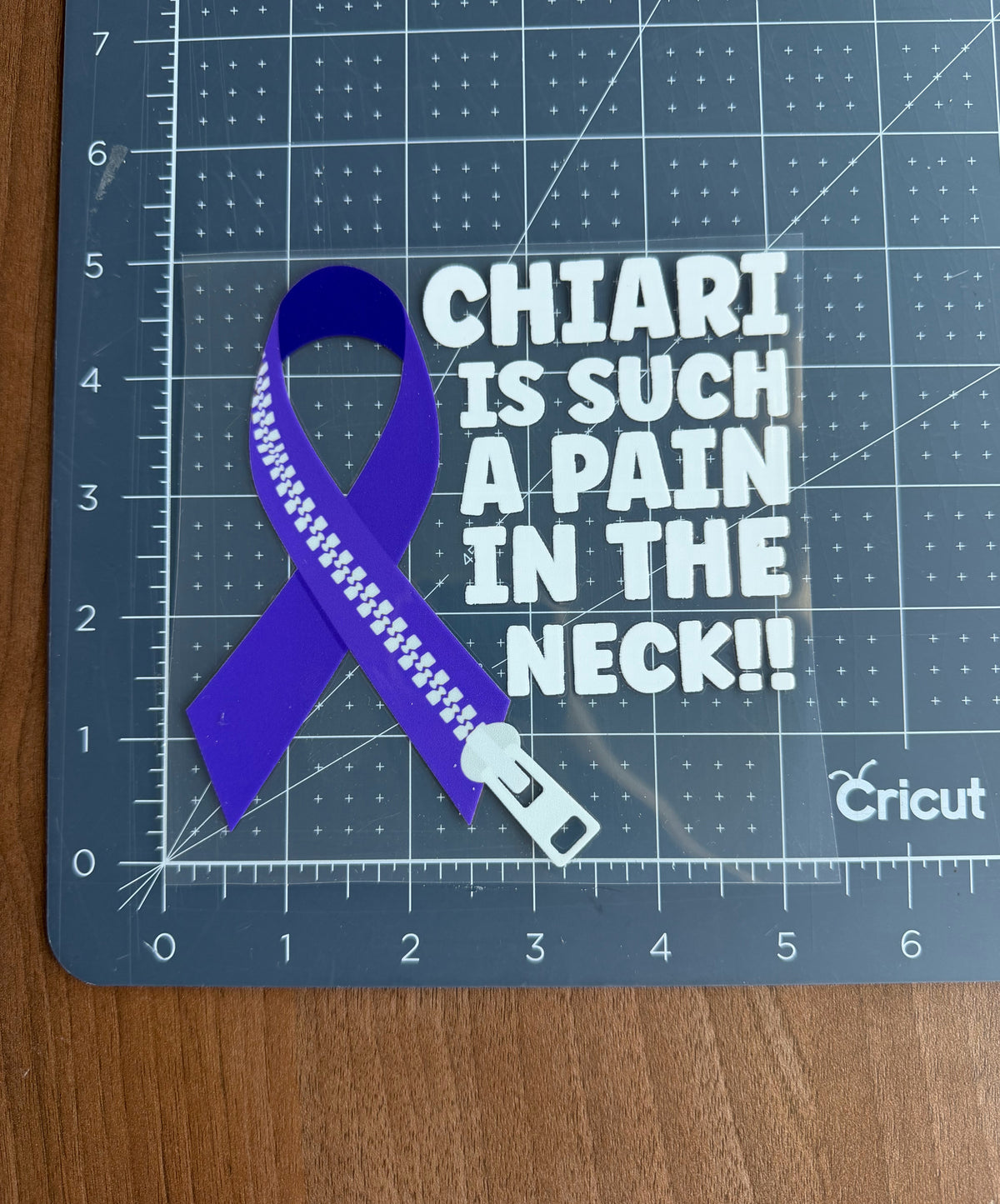 Chiari Malformation Awareness Car Decal