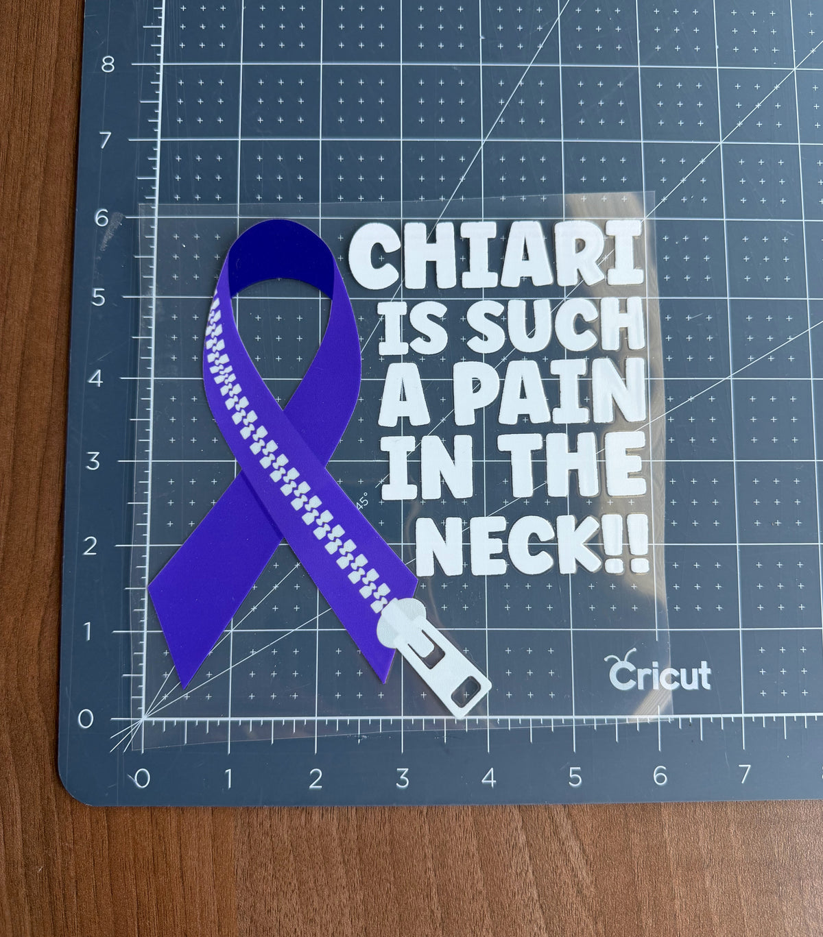 Chiari Malformation Awareness Car Decal