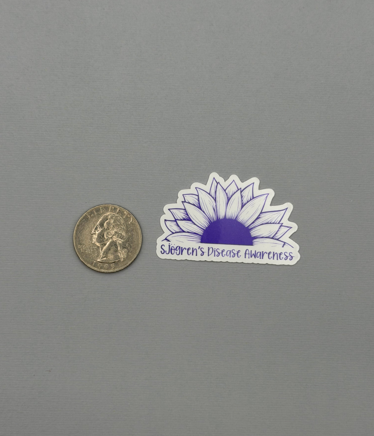 Sjogren's Disease Awareness Sunflower Sticker or Magnet