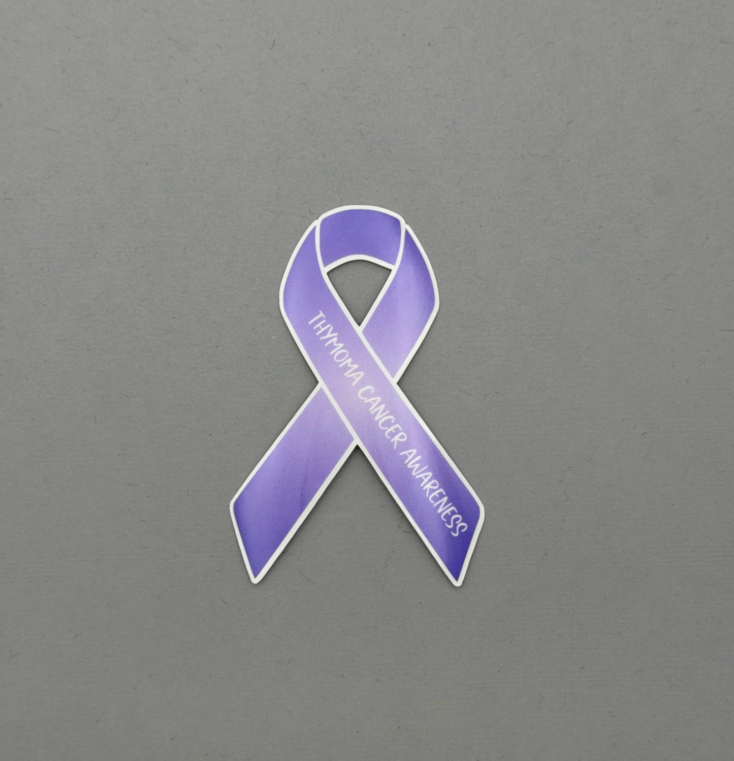 Thymoma Cancer Awareness Ribbon Sticker or Magnet
