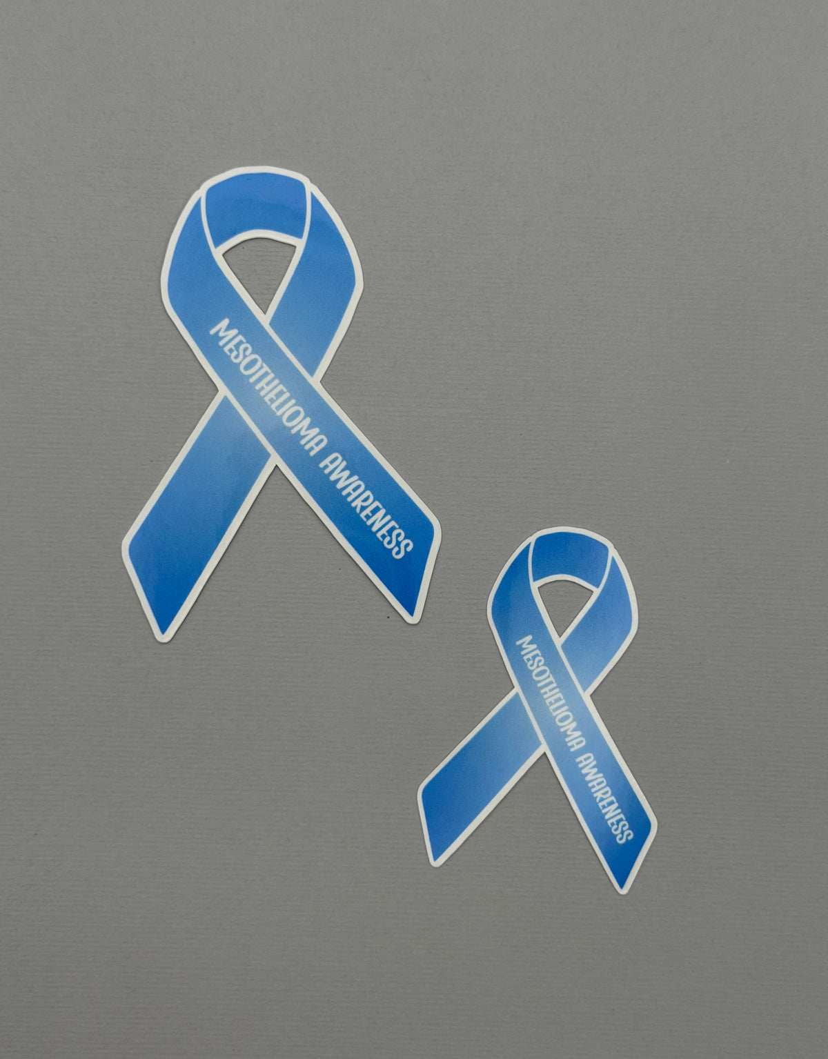 Mesothelioma Awareness Ribbon Sticker or Magnet