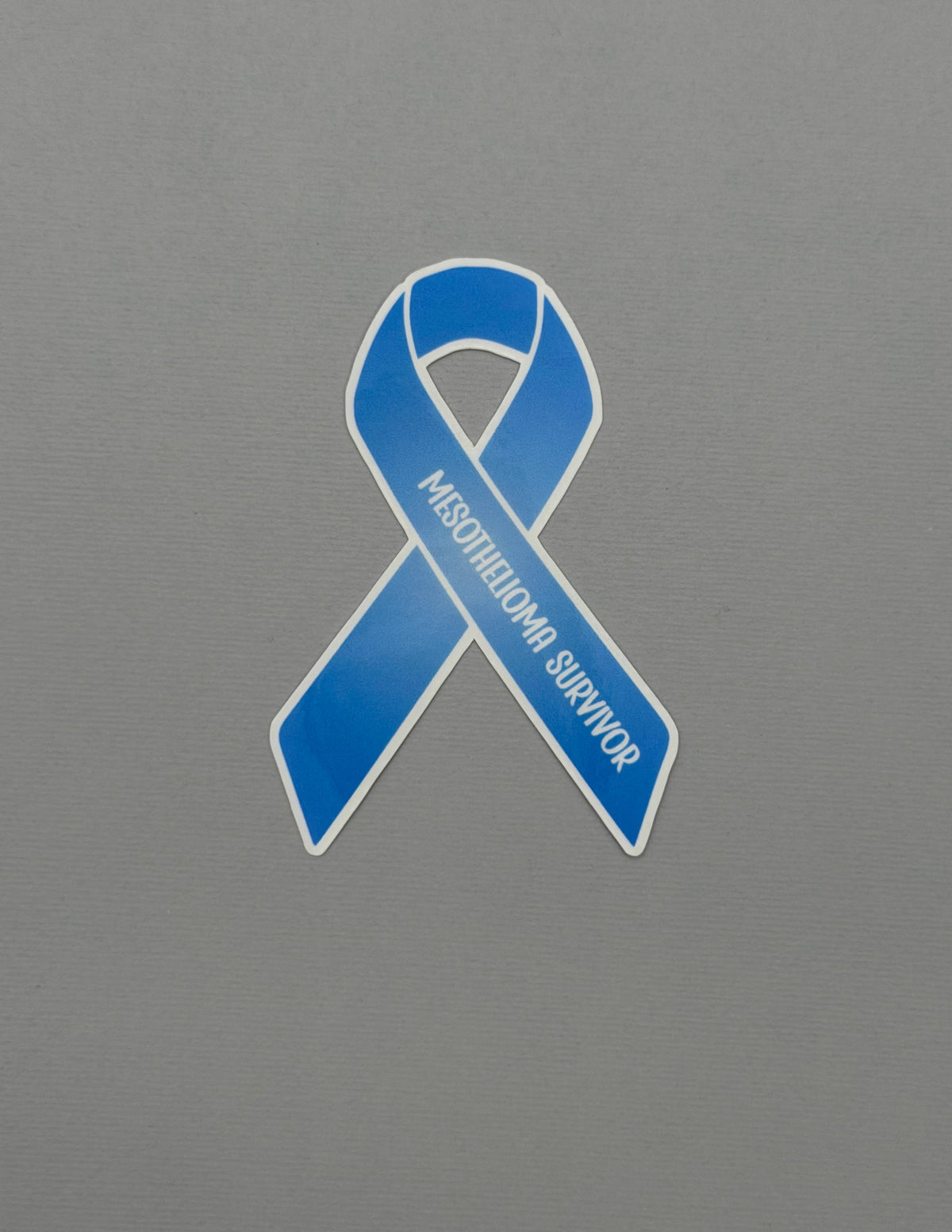 Mesothelioma Survivor Ribbon Sticker or Magnet