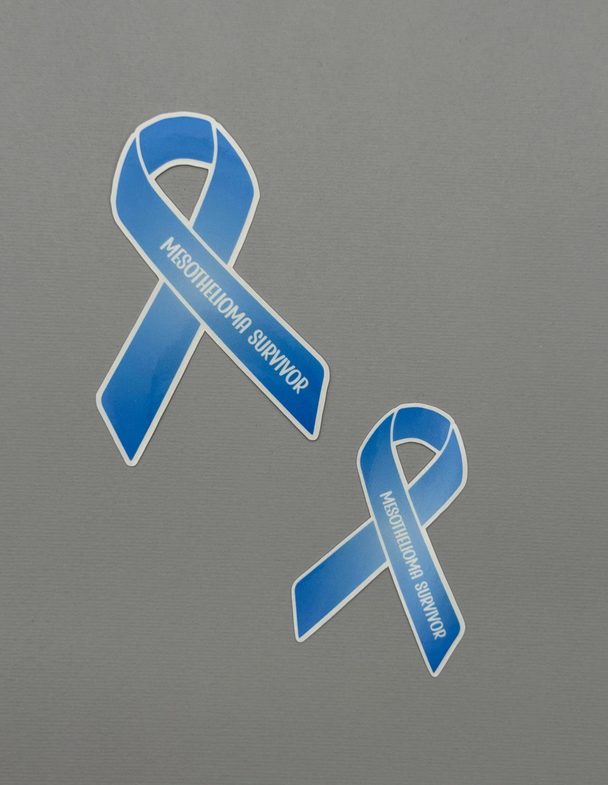 Mesothelioma Survivor Ribbon Sticker or Magnet