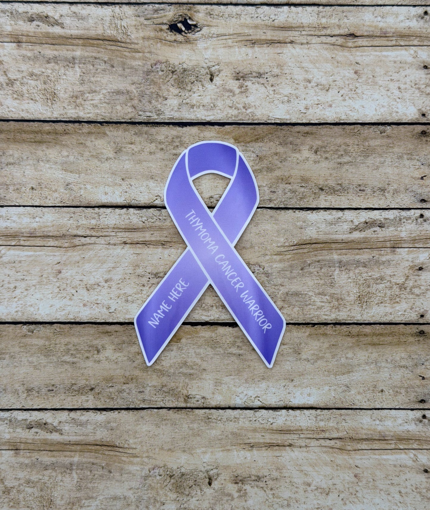 Thymoma Cancer Custom Warrior Sticker or Magnet