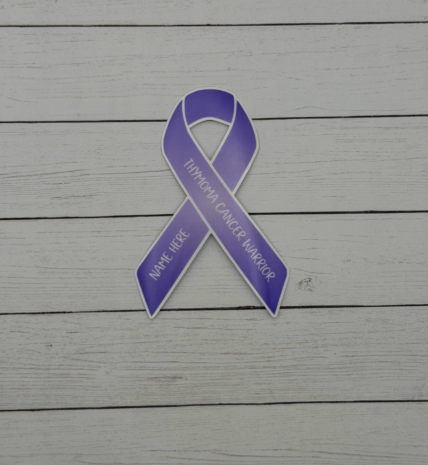 Thymoma Cancer Custom Warrior Sticker or Magnet