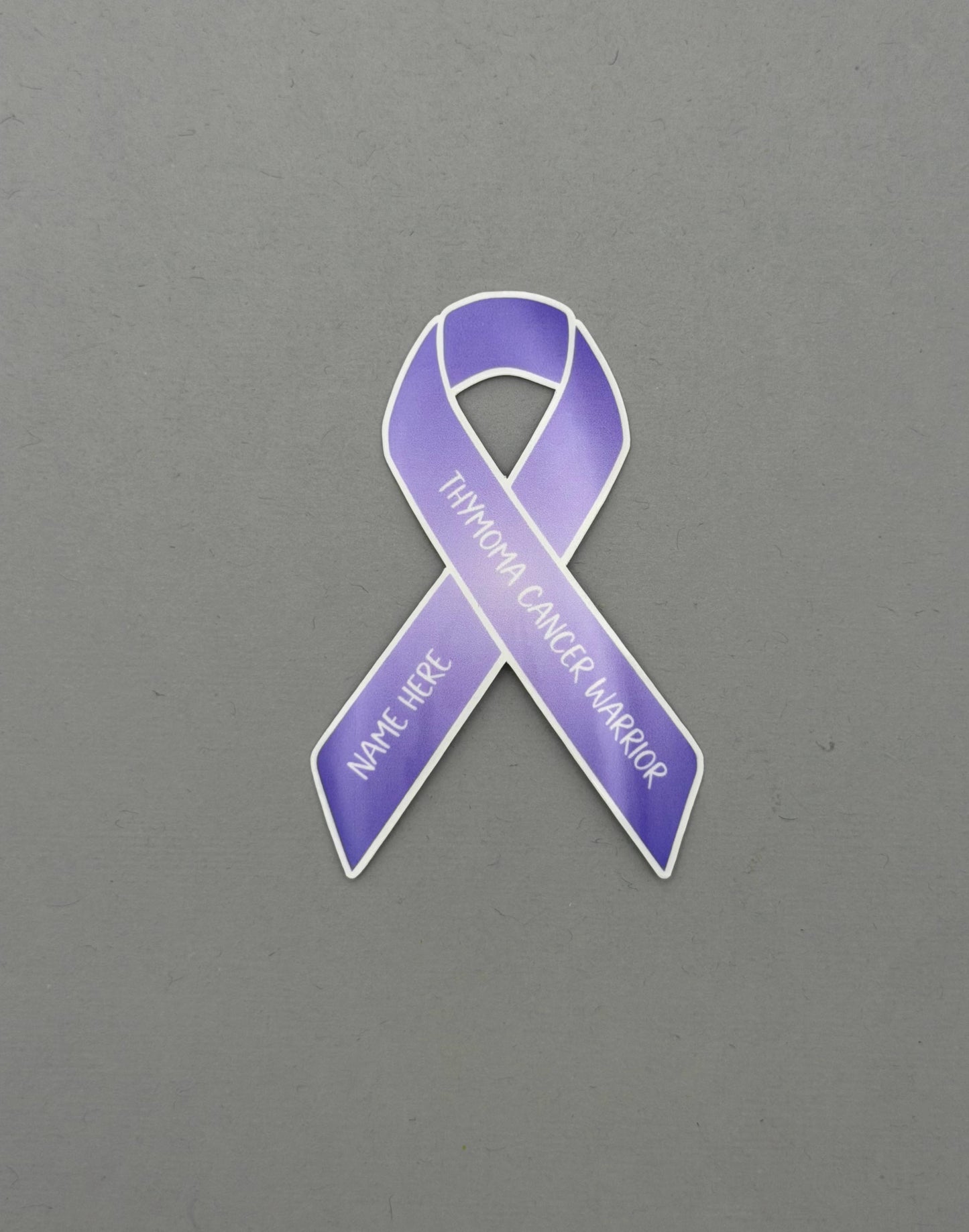 Thymoma Cancer Custom Warrior Sticker or Magnet