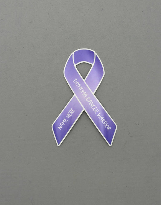 Thymoma Cancer Custom Survivor Sticker or Magnet