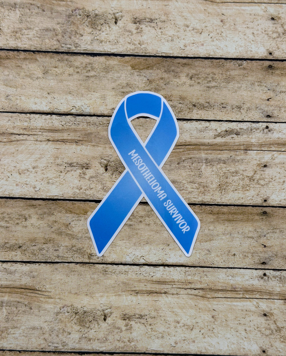 Mesothelioma Survivor Ribbon Sticker or Magnet