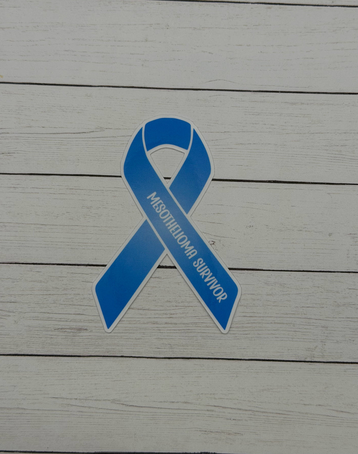 Mesothelioma Survivor Ribbon Sticker or Magnet