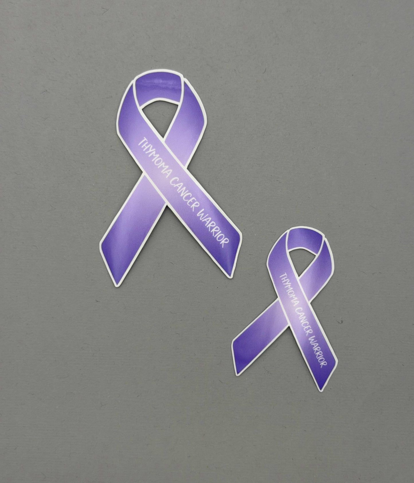 Thymoma Cancer Warrior Ribbon Sticker or Magnet