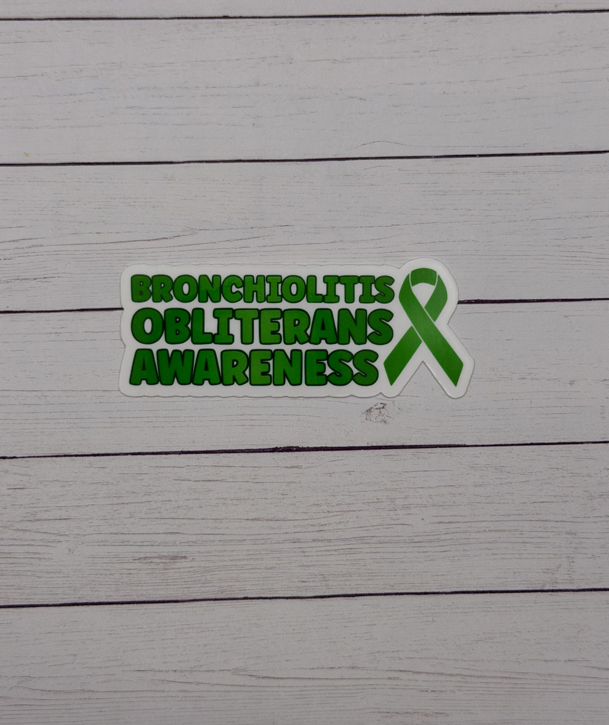 Bronchiolitis Obliterans Awareness with Ribbon Sticker or Magnet