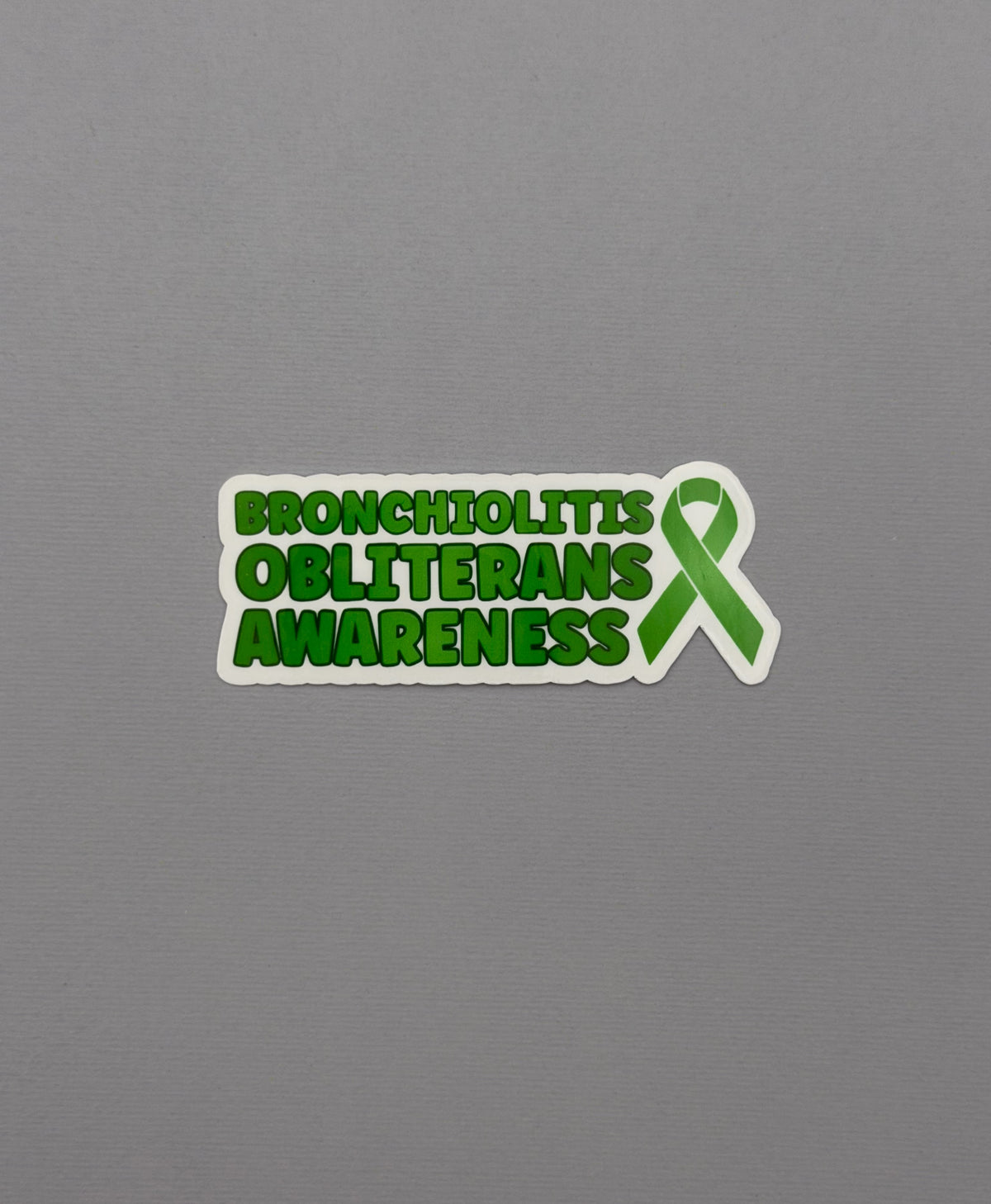 Bronchiolitis Obliterans Awareness with Ribbon Sticker or Magnet