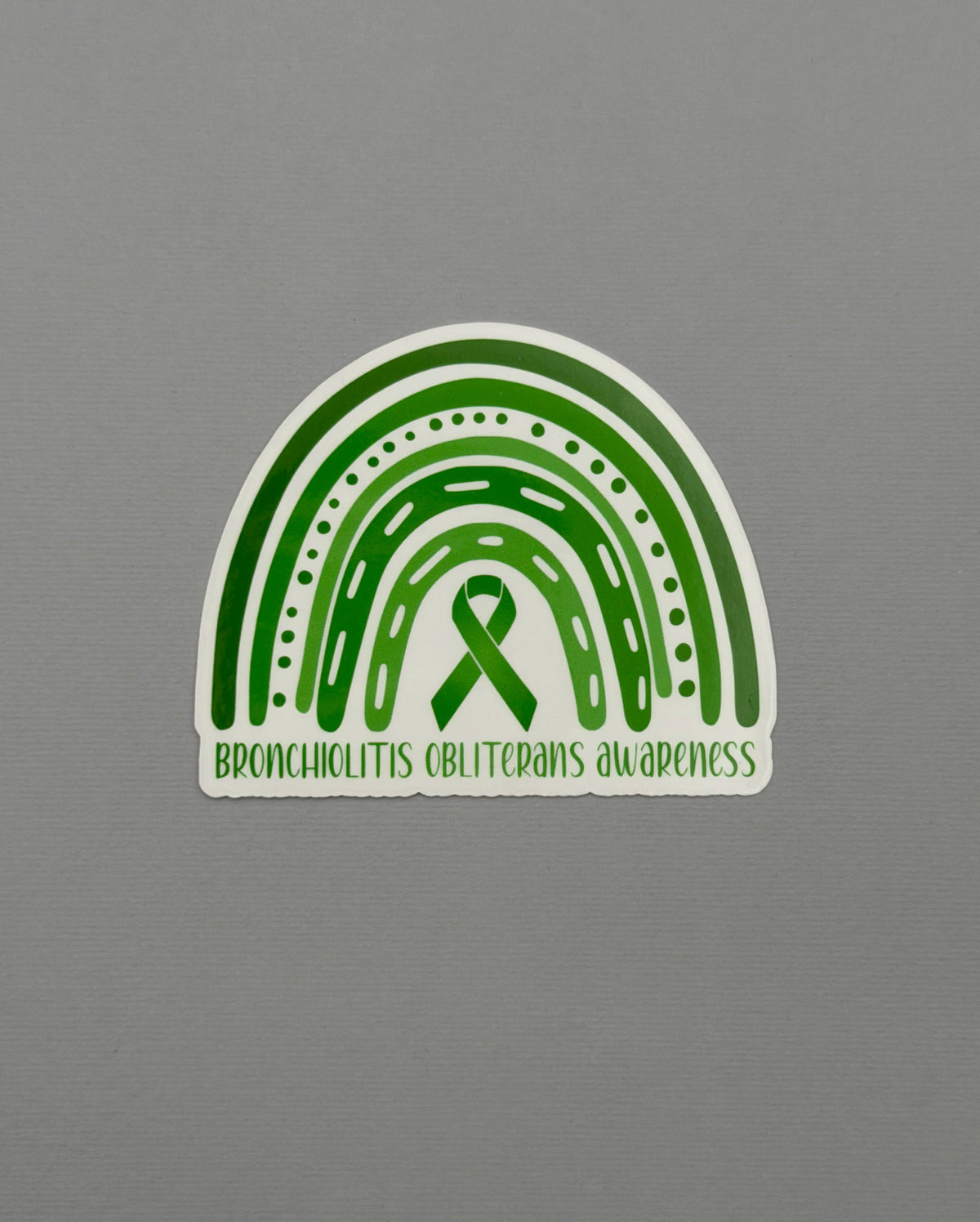 Bronchiolitis Obliterans Awareness Rainbow Sticker or Magnet