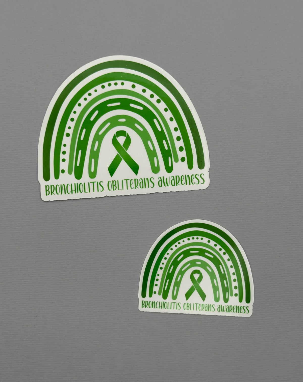 Bronchiolitis Obliterans Awareness Rainbow Sticker or Magnet