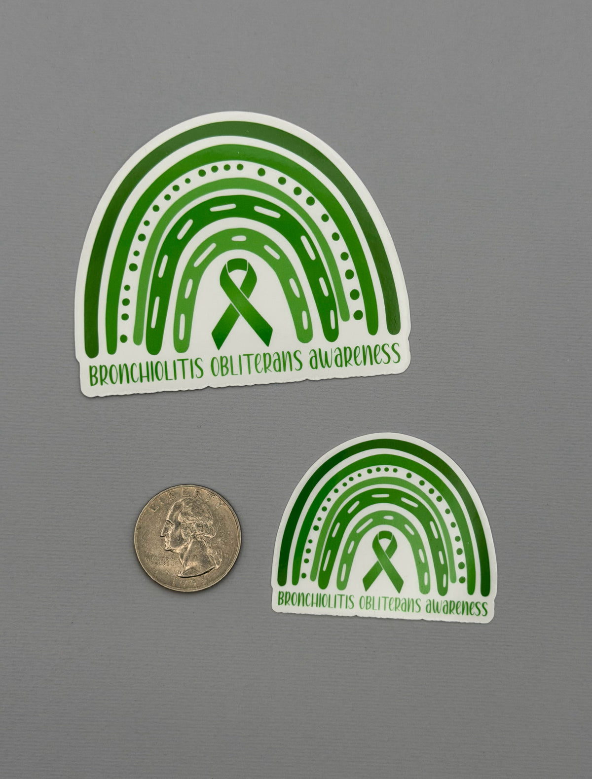 Bronchiolitis Obliterans Awareness Rainbow Sticker or Magnet