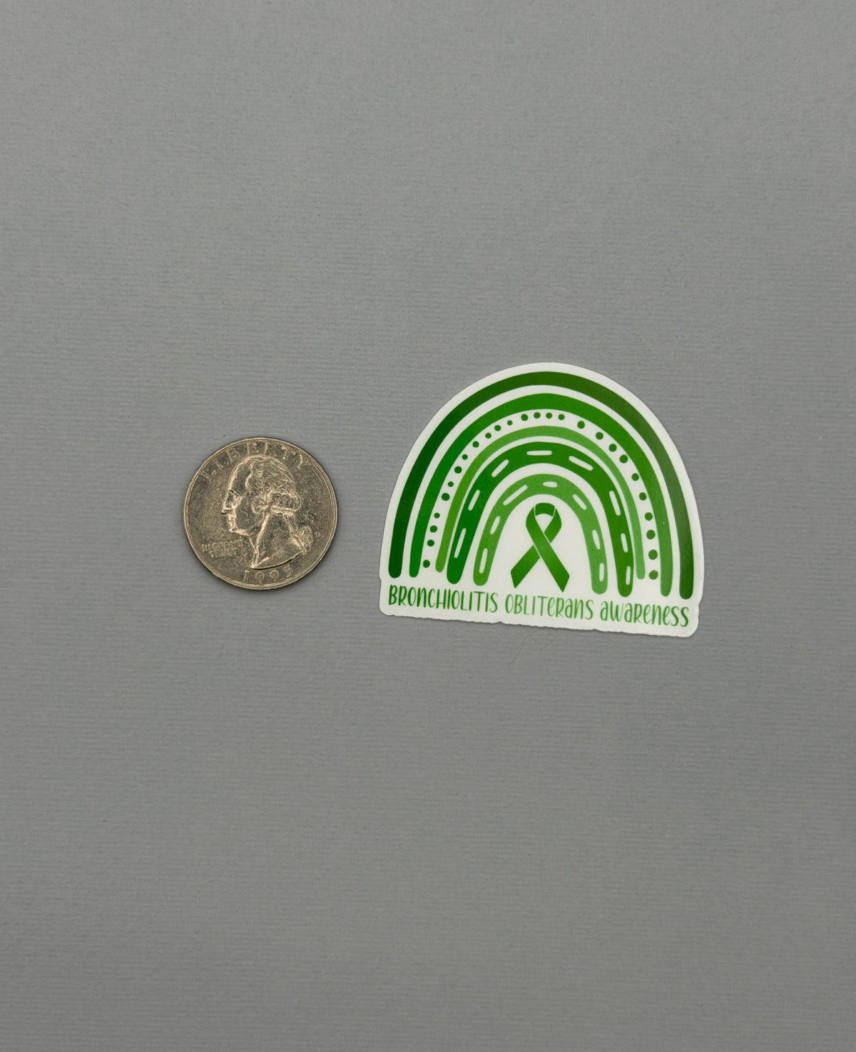 Bronchiolitis Obliterans Awareness Rainbow Sticker or Magnet