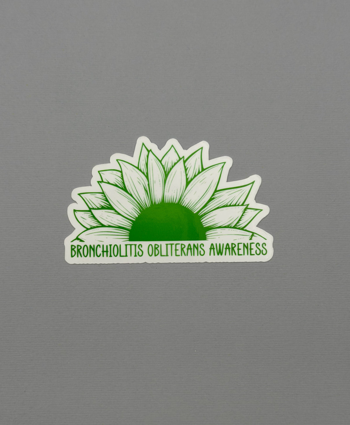 Bronchiolitis Obliterans Awareness Sunflower Sticker or Magnet