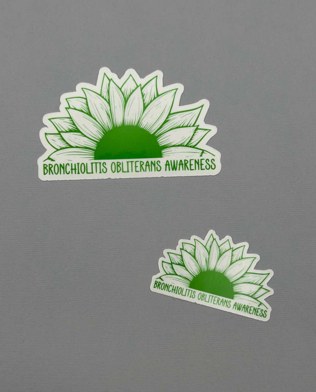 Bronchiolitis Obliterans Awareness Sunflower Sticker or Magnet