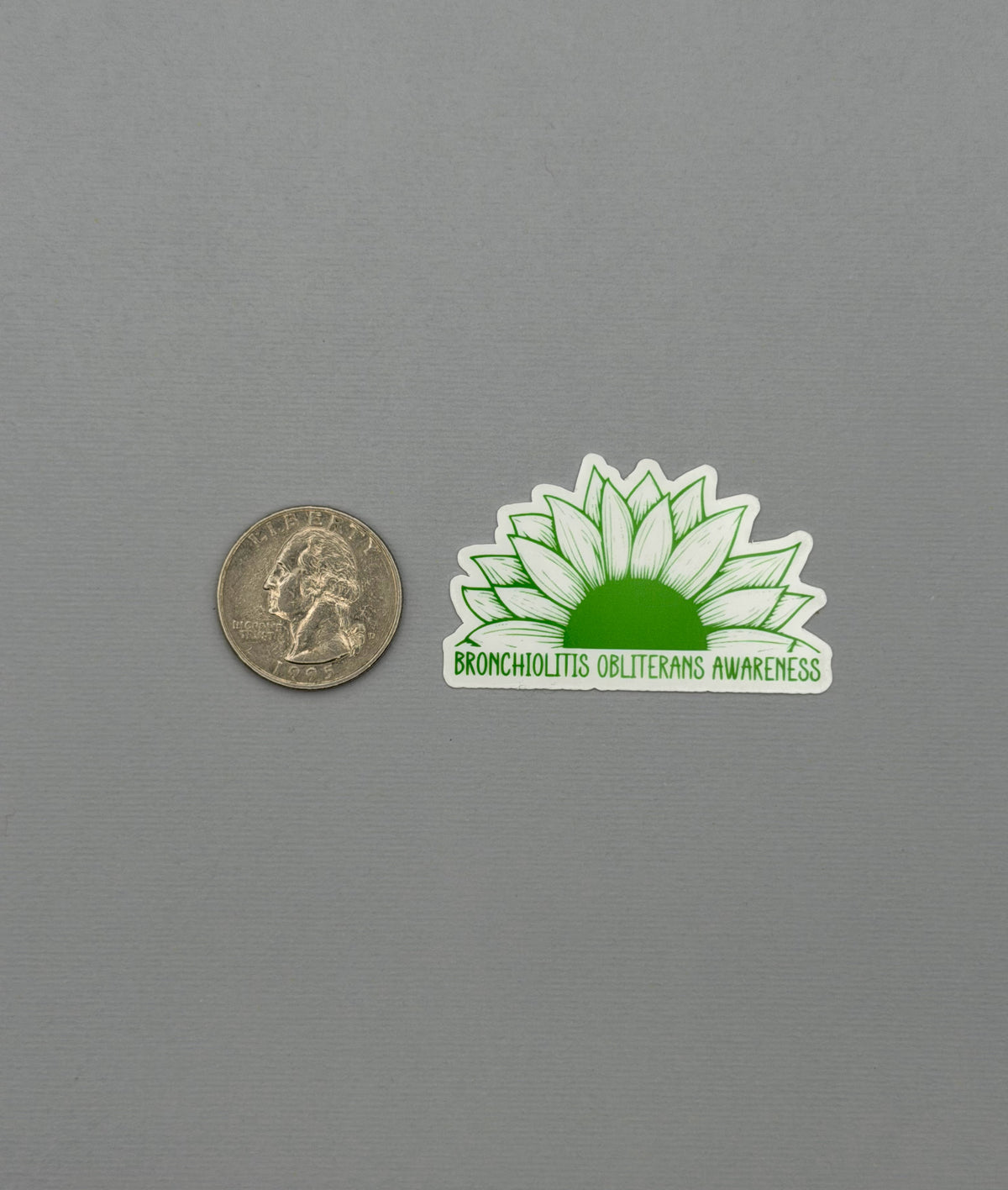 Bronchiolitis Obliterans Awareness Sunflower Sticker or Magnet
