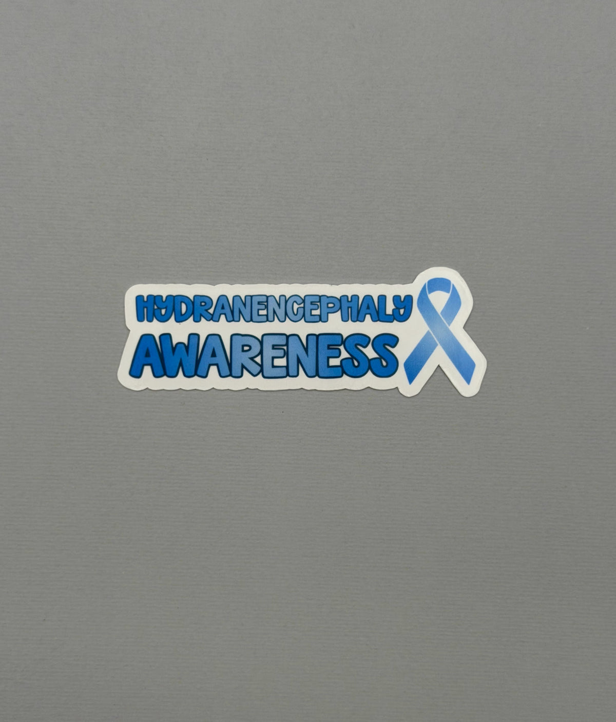Hydranencephaly Awareness with Ribbon Sticker or Magnet