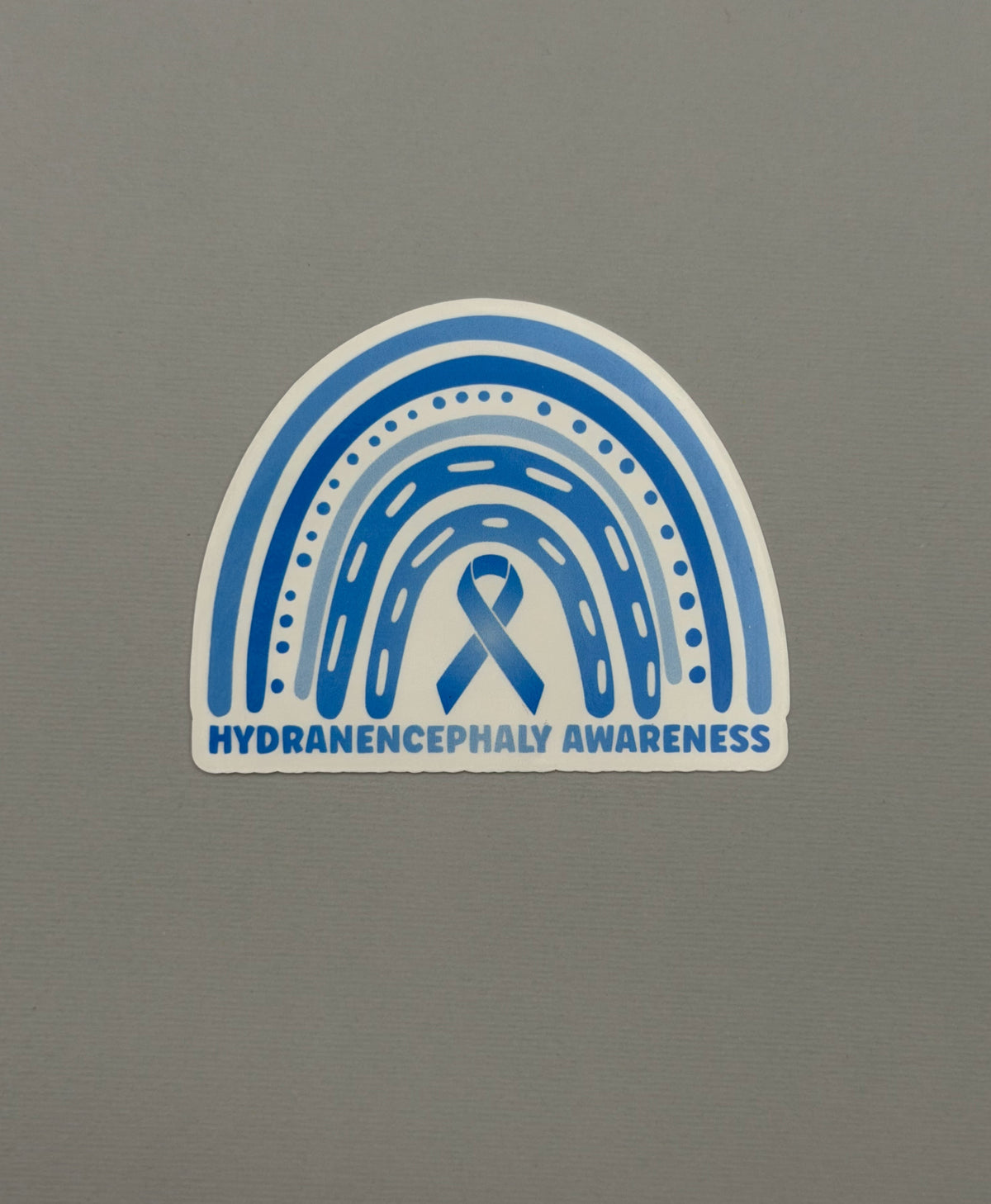 Hydranencephaly Awareness Rainbow Sticker or Magnet