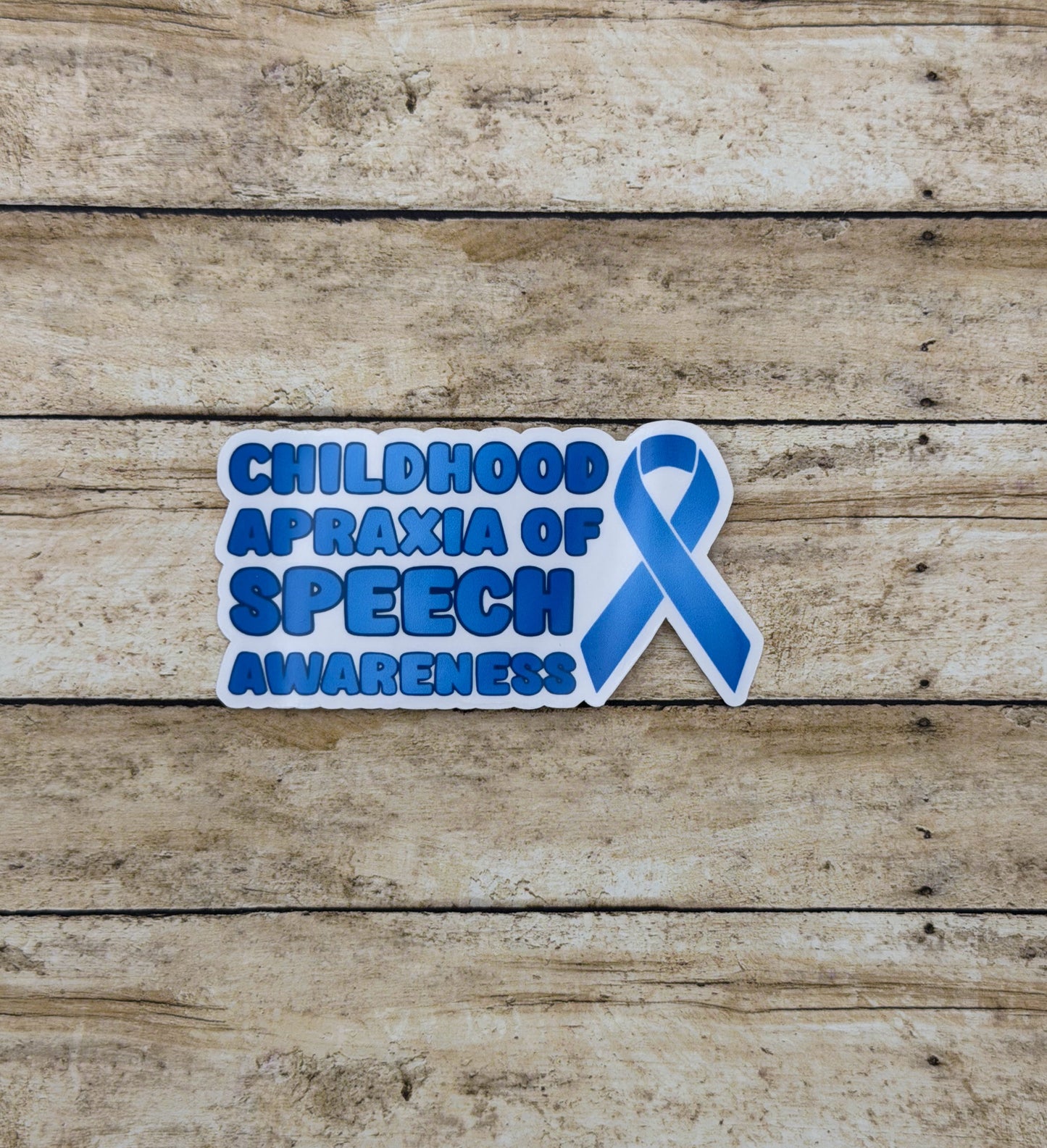 Children Apraxia of Speech Awareness with Ribbon Sticker or Magnet