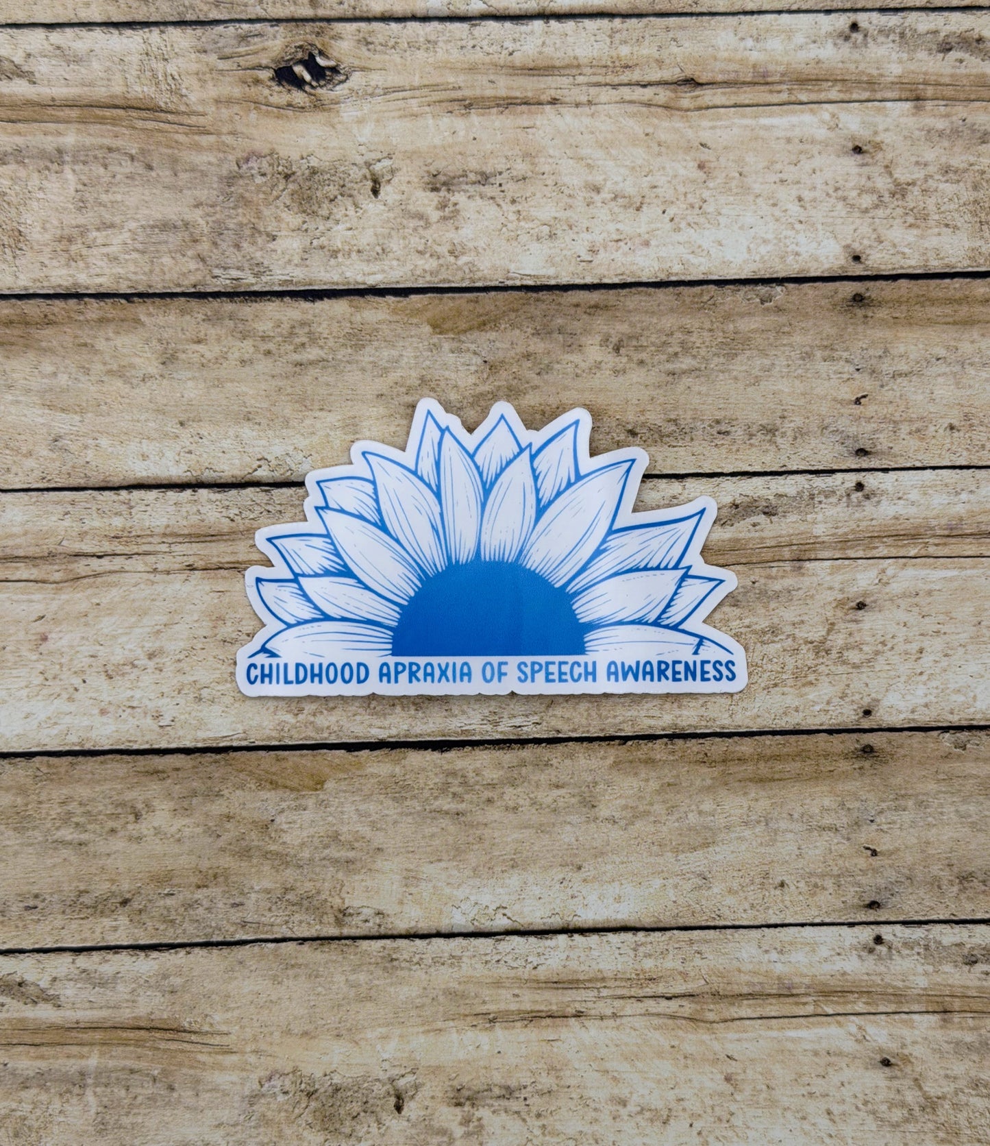 Children Apraxia of Speech Awareness Sunflower Sticker or Magnet