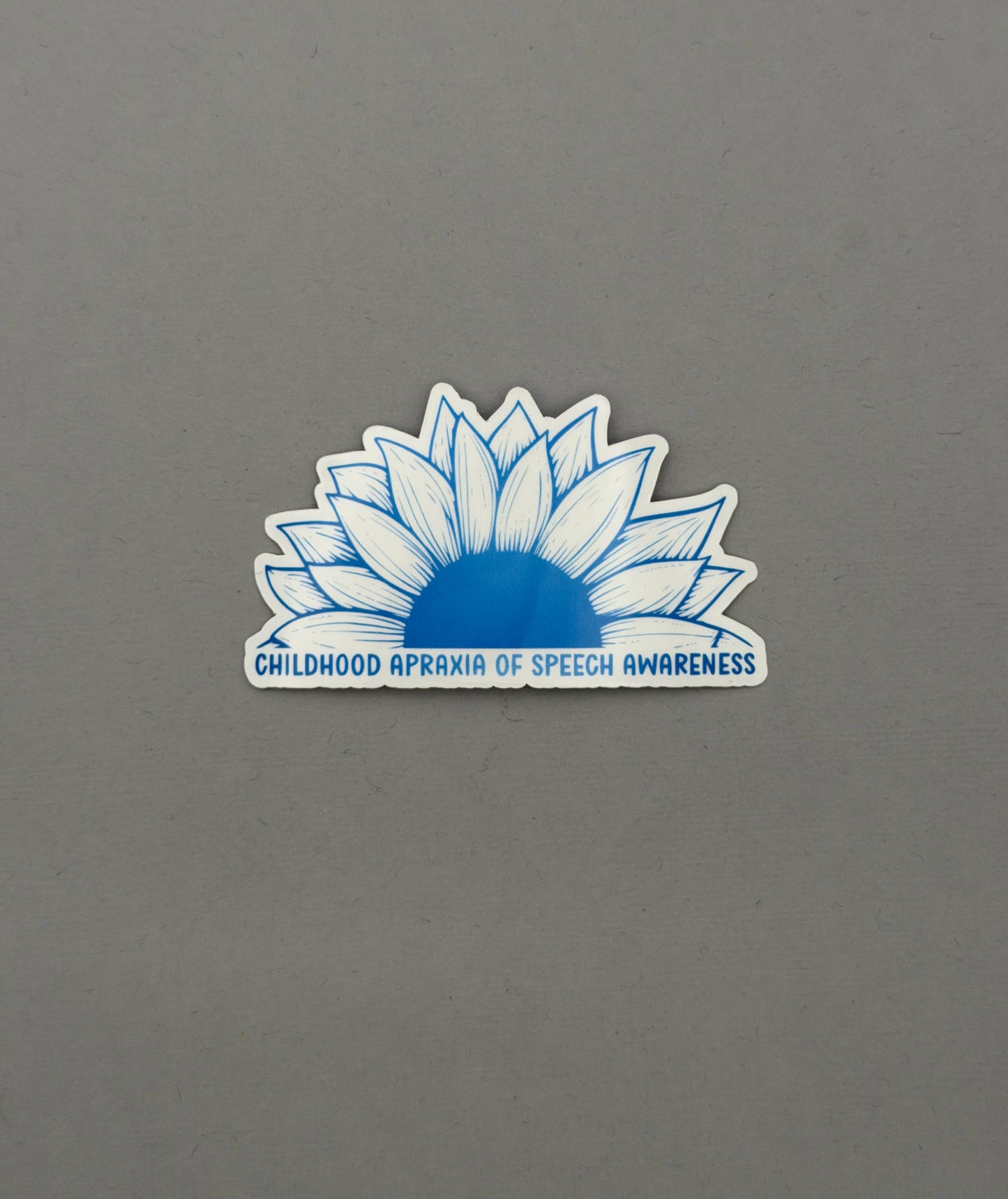 Children Apraxia of Speech Awareness Sunflower Sticker or Magnet