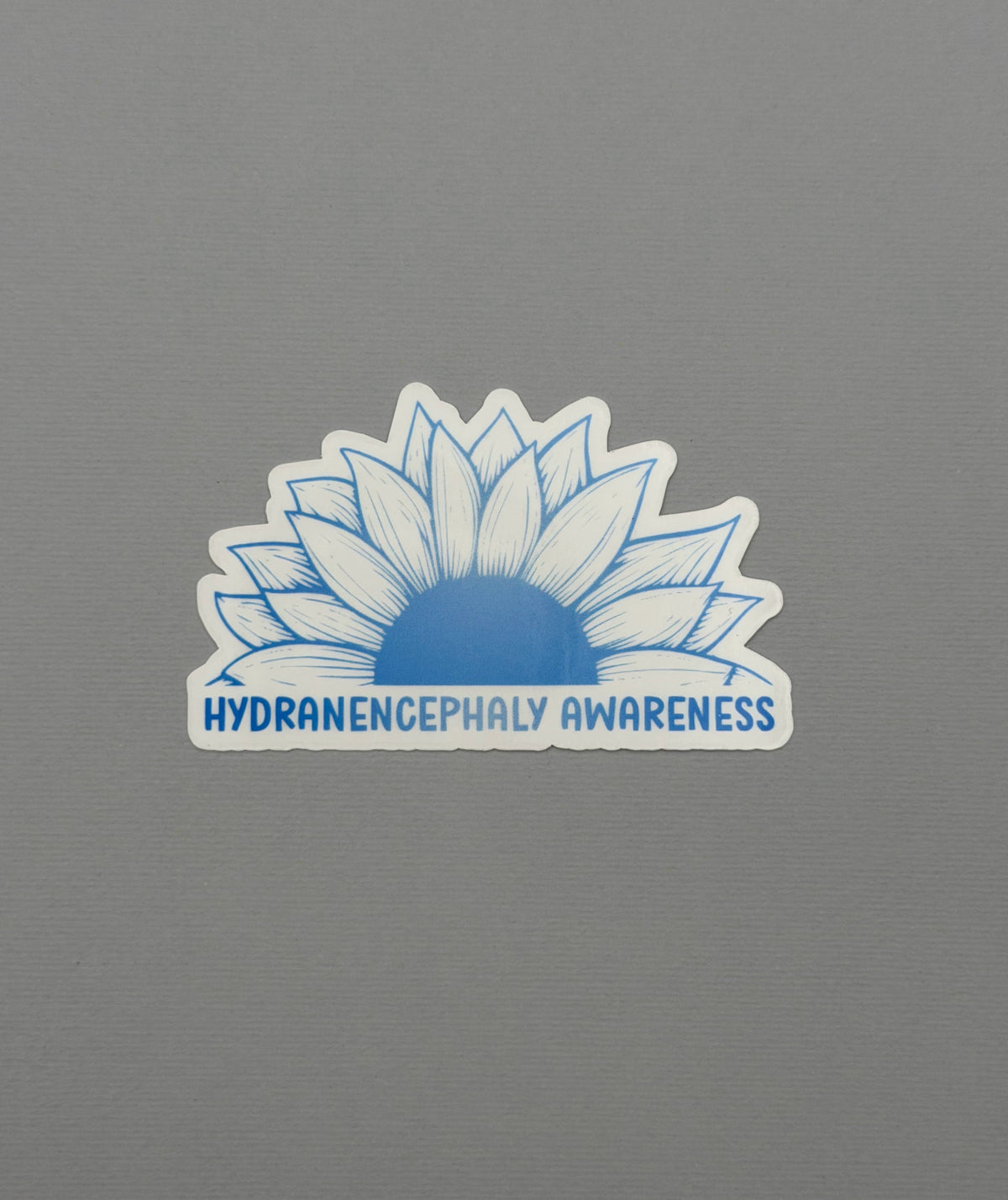 Hydranencephaly Awareness Sunflower Sticker or Magnet