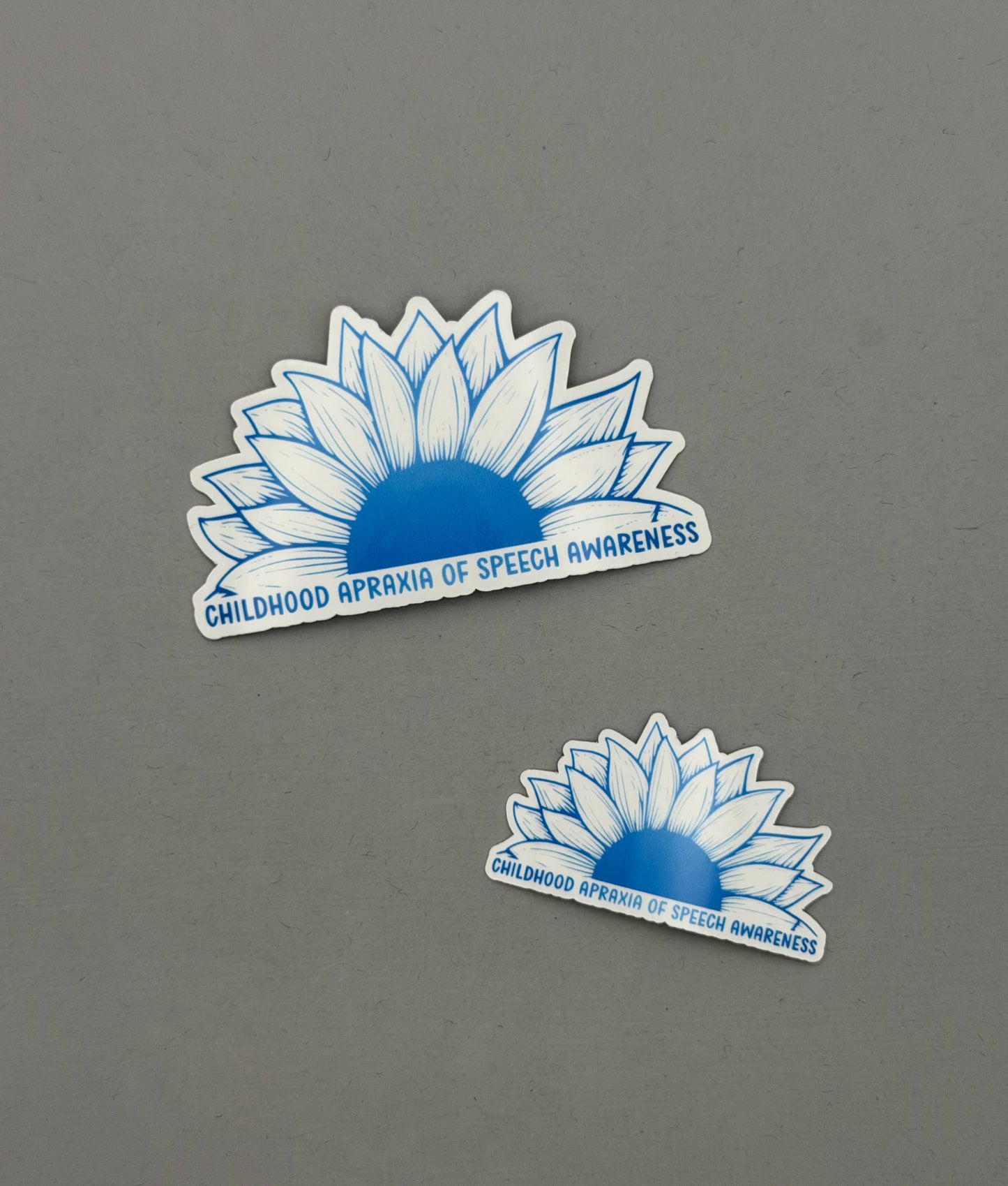 Children Apraxia of Speech Awareness Sunflower Sticker or Magnet