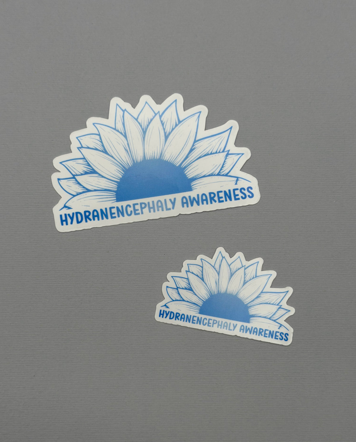 Hydranencephaly Awareness Sunflower Sticker or Magnet