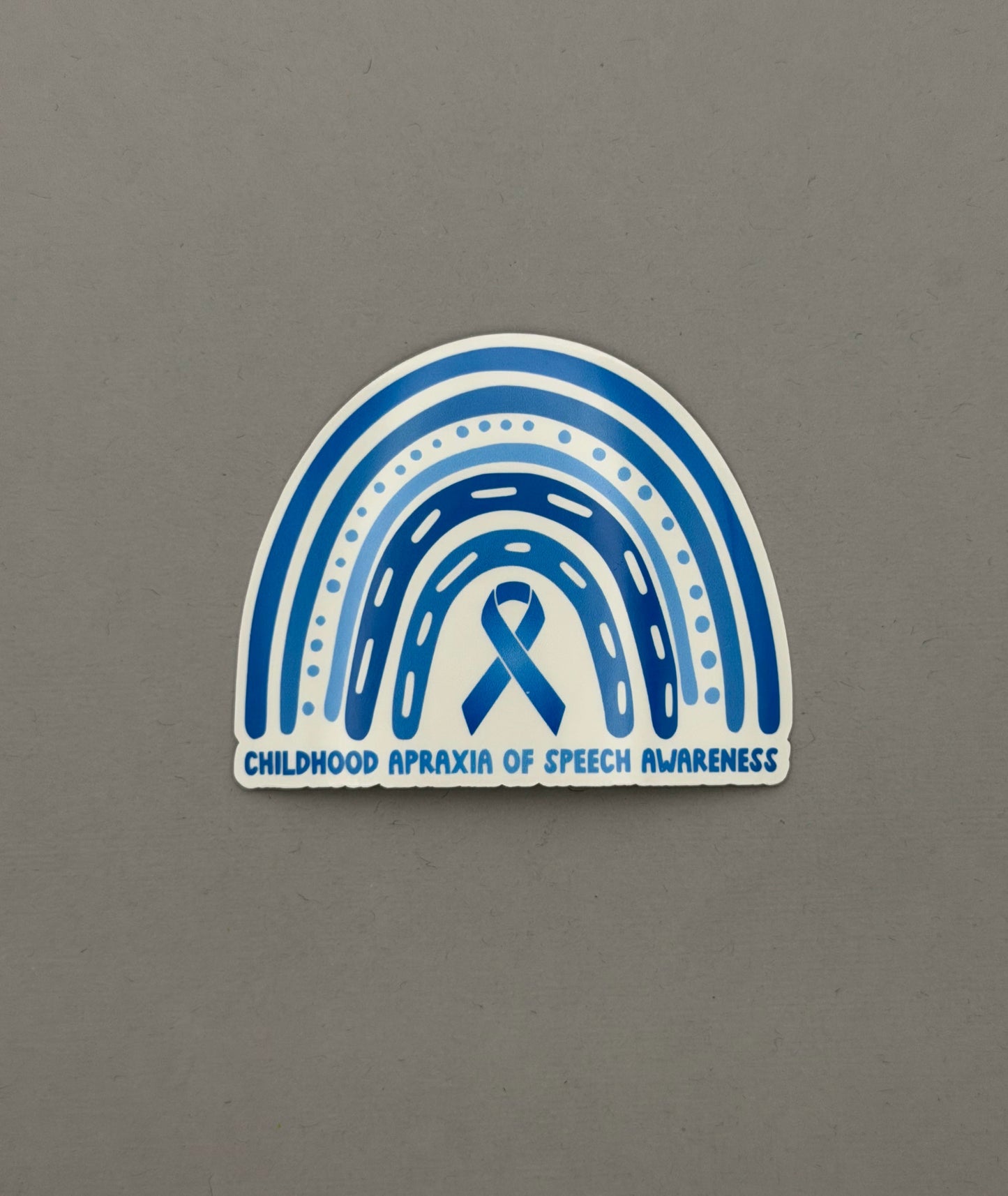 Children Apraxia of Speech Awareness Rainbow Sticker or Magnet