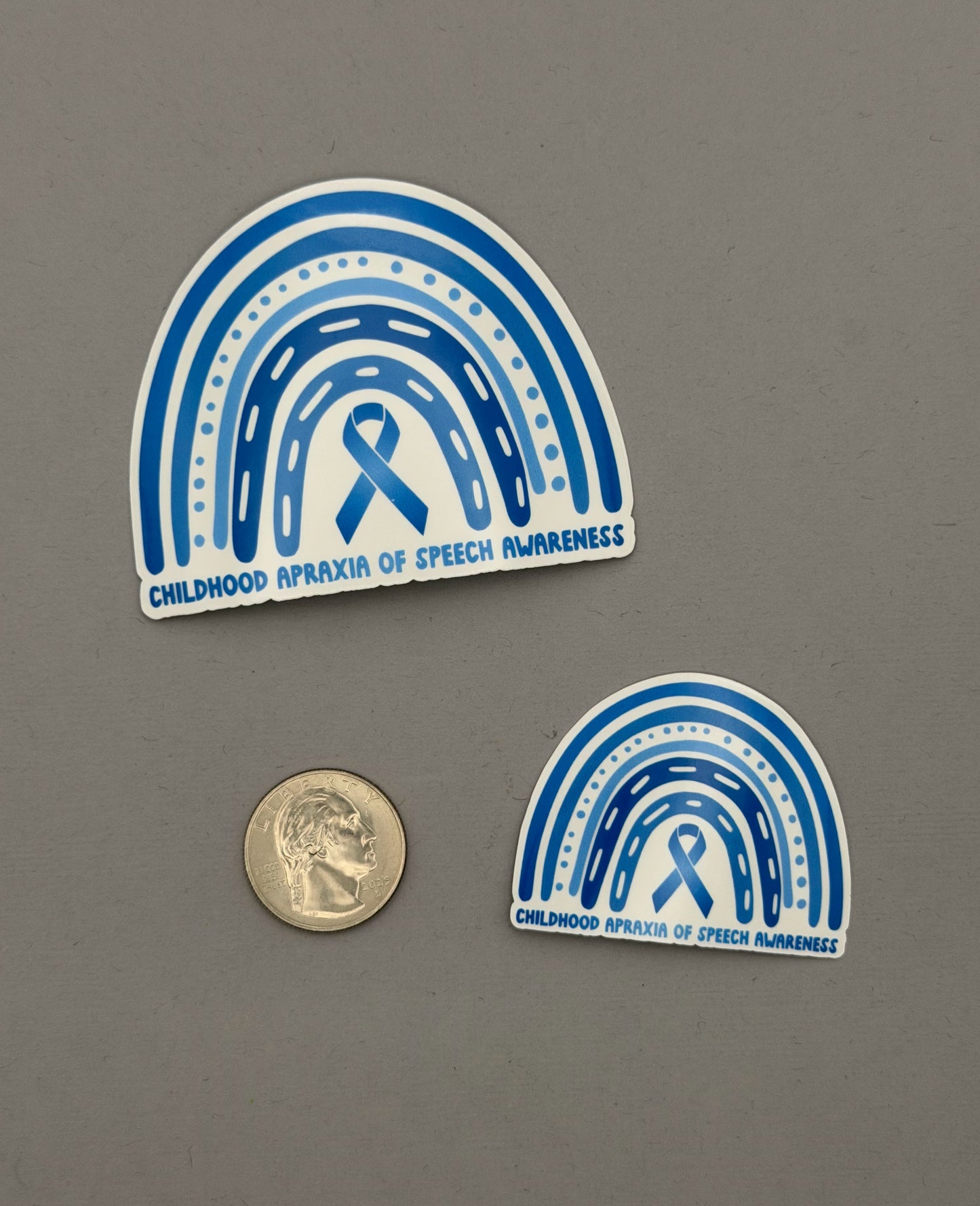 Children Apraxia of Speech Awareness Rainbow Sticker or Magnet