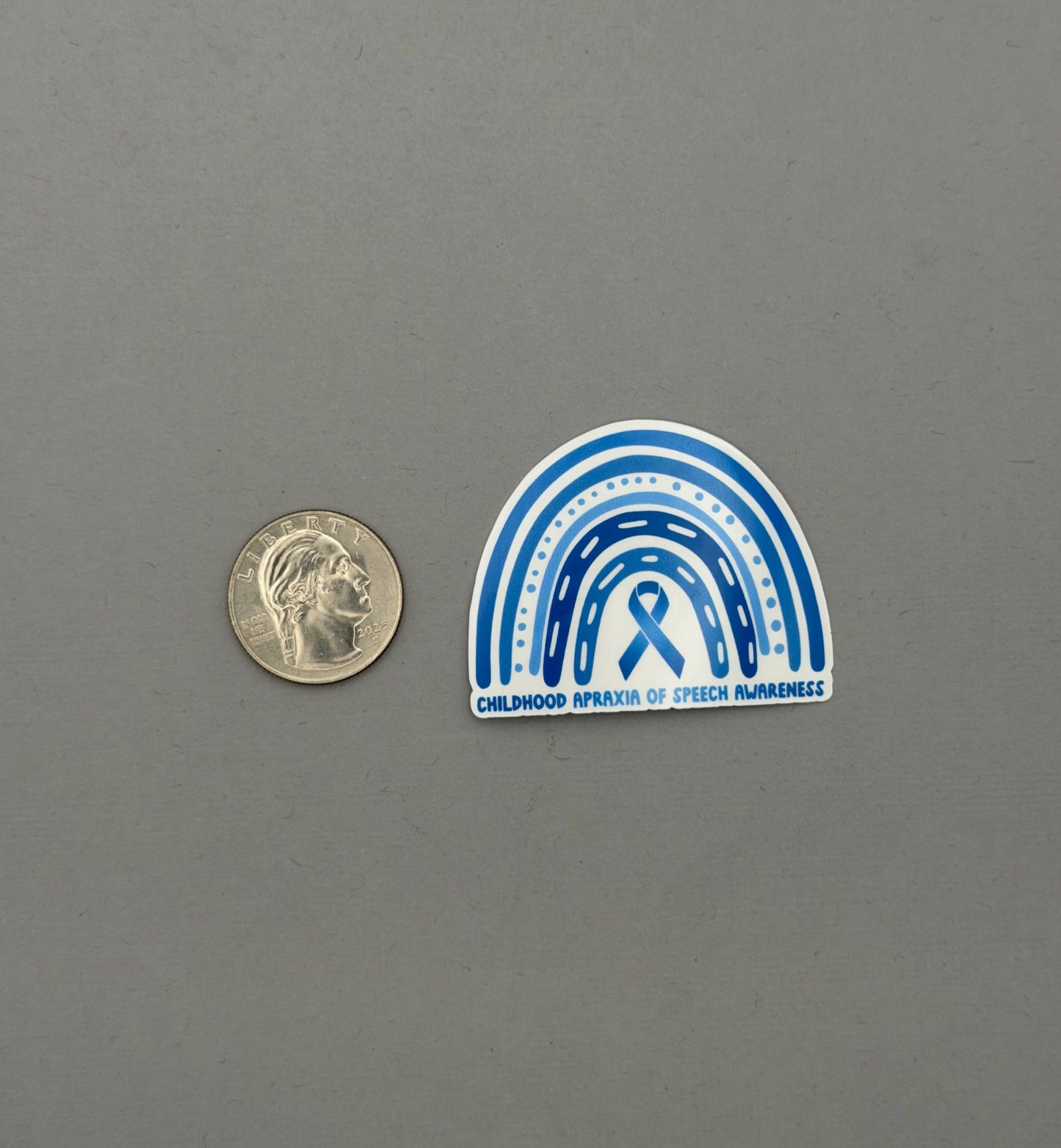 Children Apraxia of Speech Awareness Rainbow Sticker or Magnet
