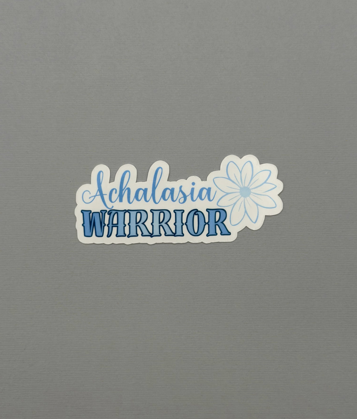 Achalasia Warrior Flower Sticker or Magnet