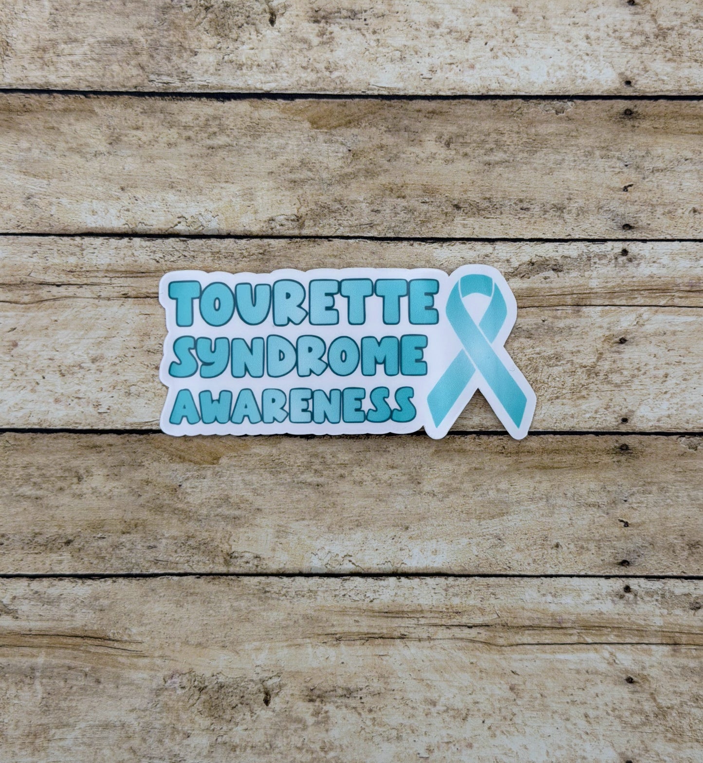 Tourette Syndrome Awareness with Ribbon Sticker or Magnet