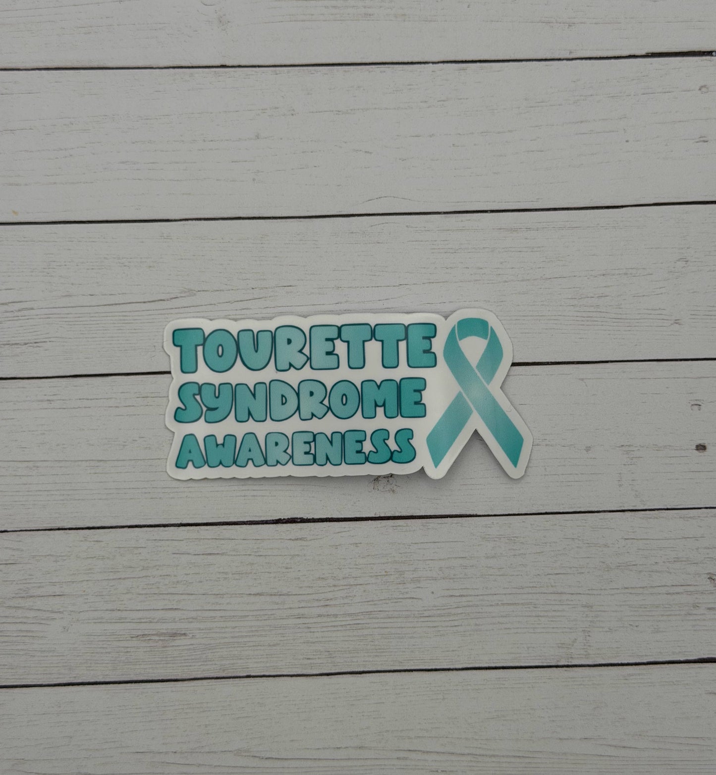 Tourette Syndrome Awareness with Ribbon Sticker or Magnet