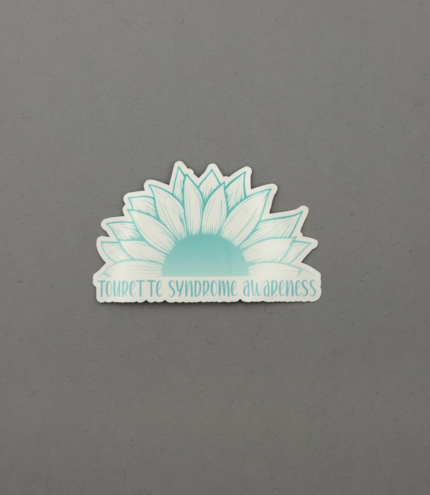 Tourette Syndrome Awareness Sunflower Sticker or Magnet