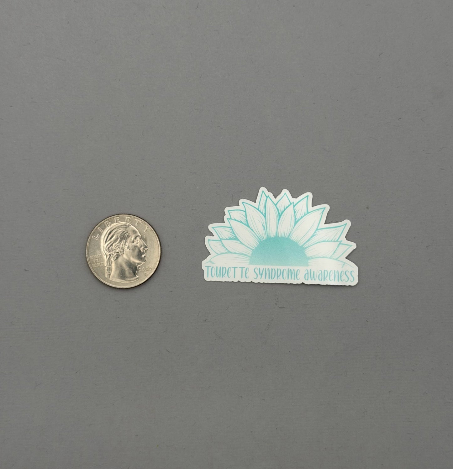 Tourette Syndrome Awareness Sunflower Sticker or Magnet