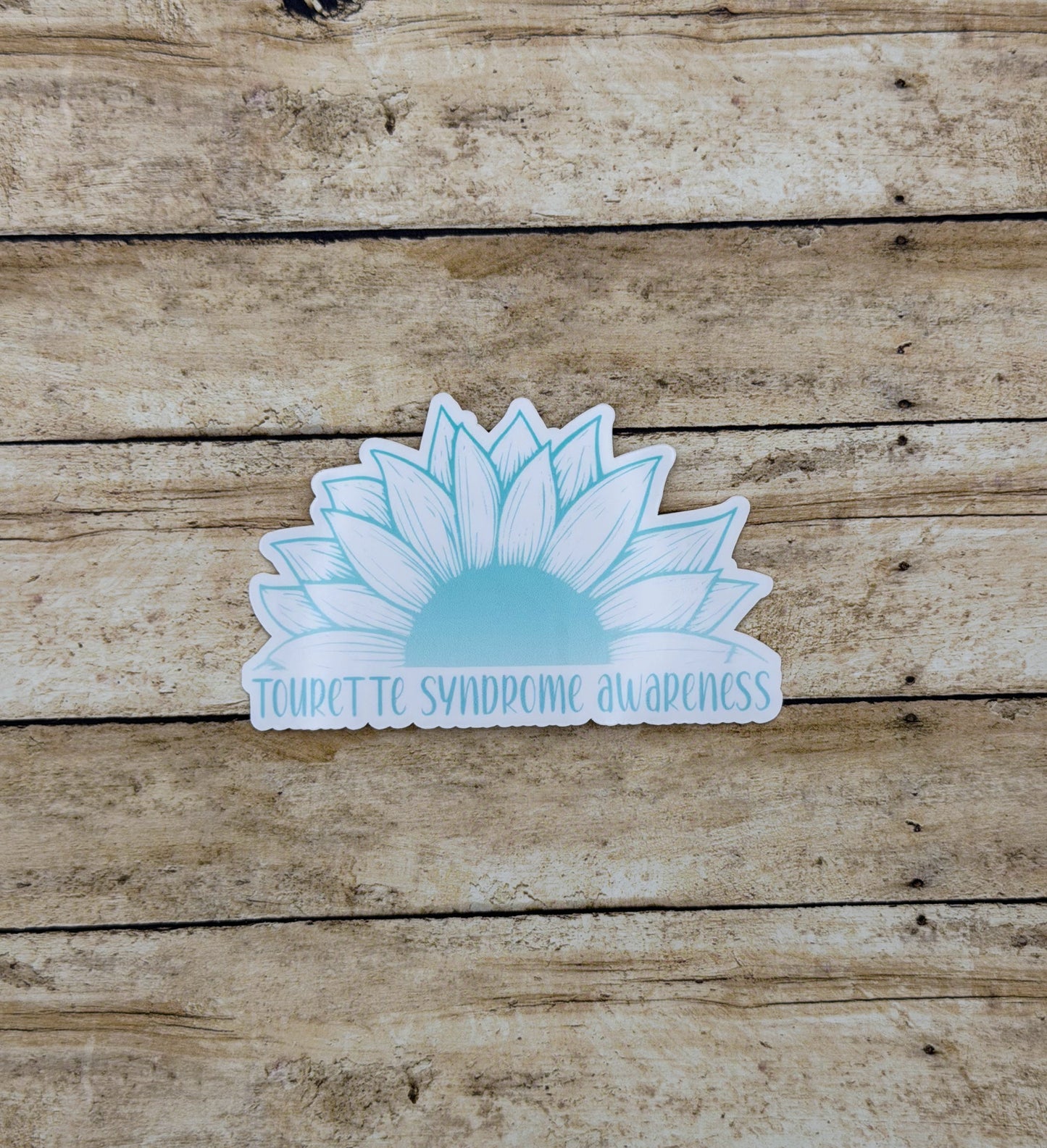 Tourette Syndrome Awareness Sunflower Sticker or Magnet