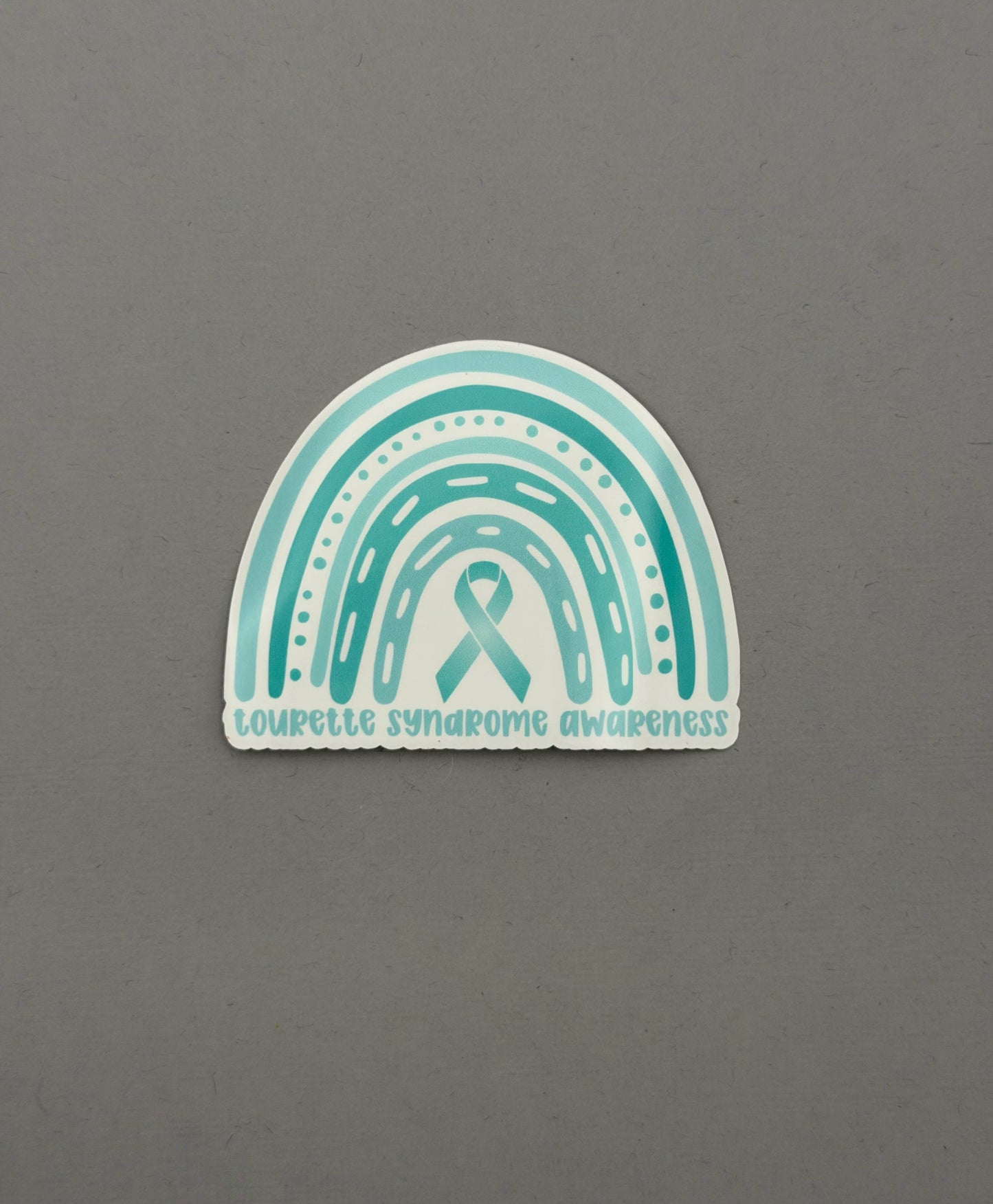 Tourette Syndrome Awareness Rainbow Sticker or Magnet