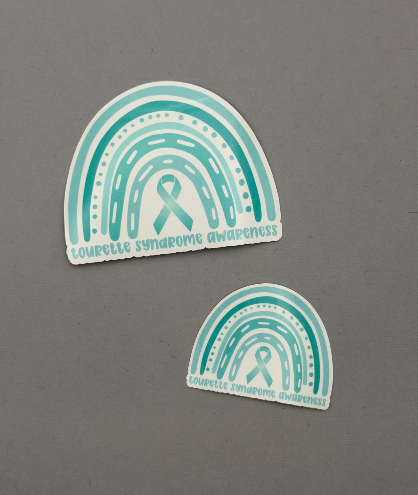 Tourette Syndrome Awareness Rainbow Sticker or Magnet
