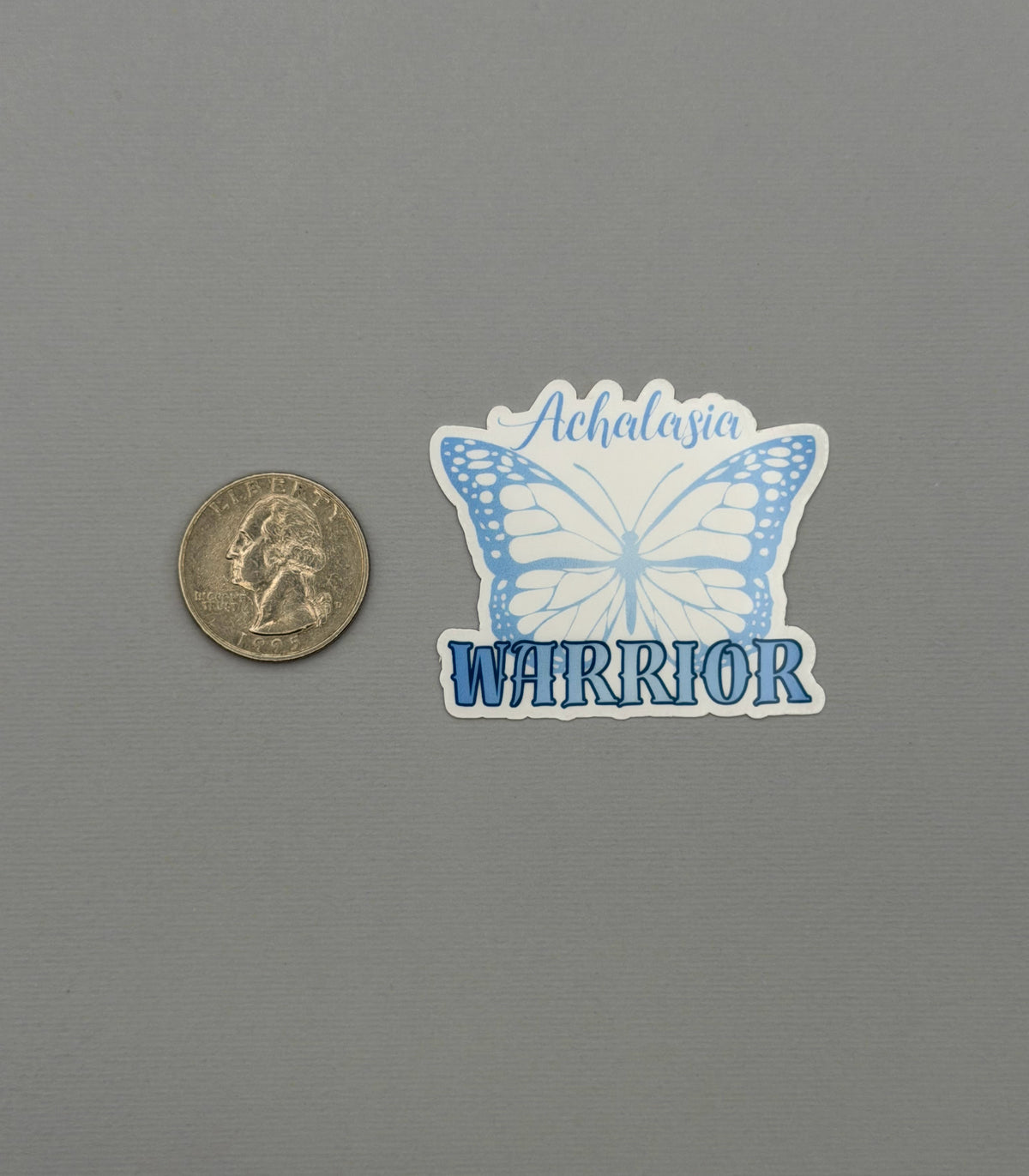 Achalasia Warrior Butterfly Sticker or Magnet