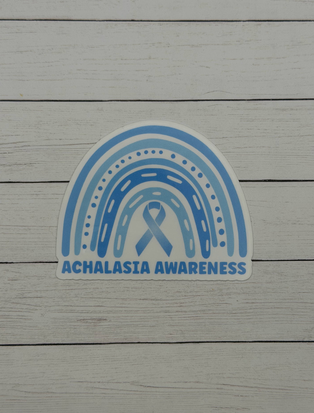 Achalasia Awareness Rainbow Sticker or Magnet