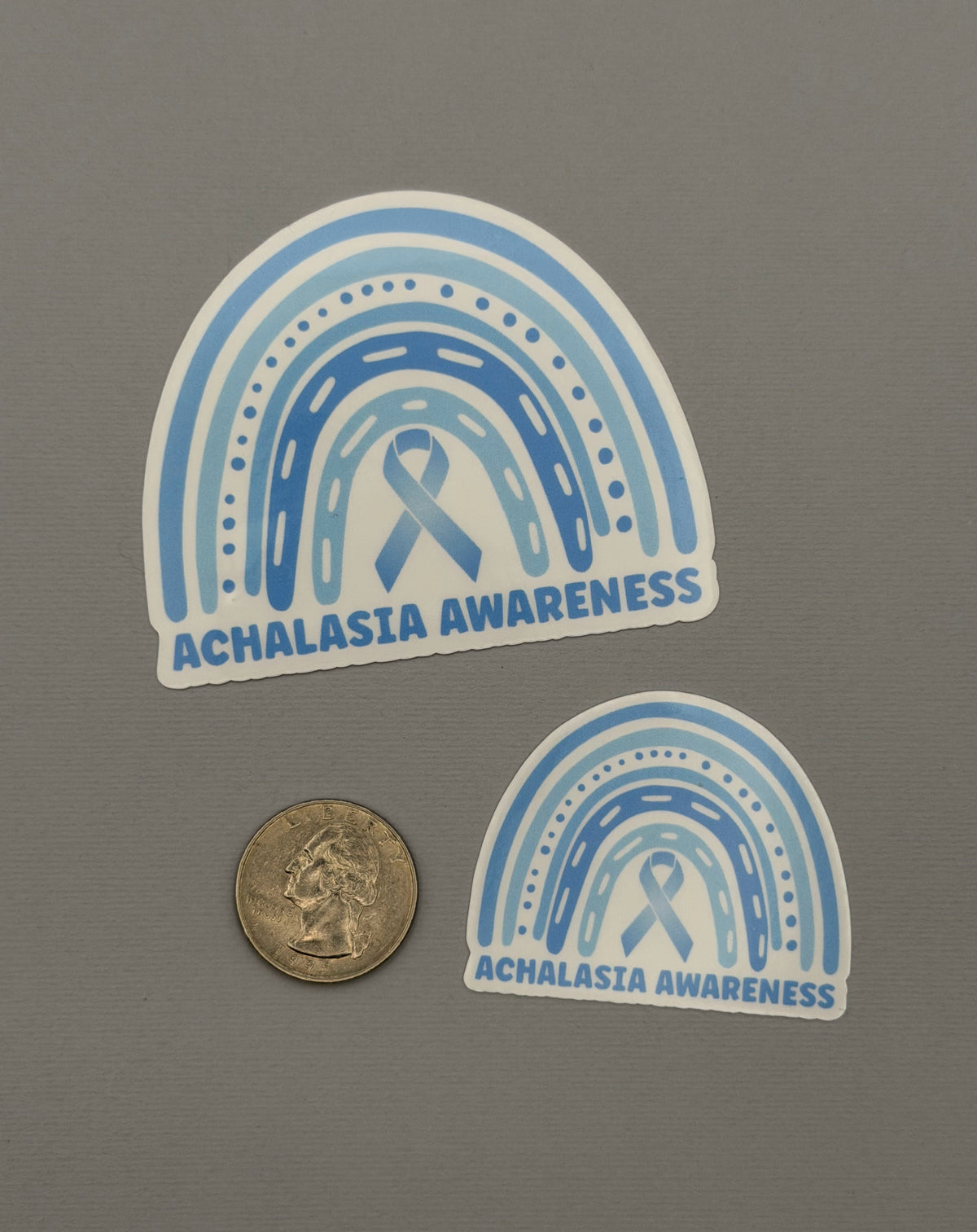 Achalasia Awareness Rainbow Sticker or Magnet